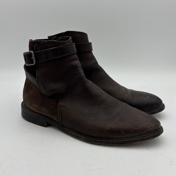 All Saints Jodhpur Suede Chelsea Boot Strap Men's 40 US 7 - Picture 1 of 11